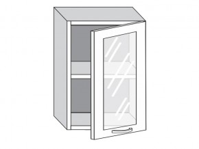 1.50.3 Шкаф настенный (h=720) на 500мм с 1-ой стекл. дверцей в Карталах - kartaly.magazinmebel.ru | фото