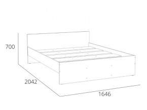 Кровать 1600 НМ 011.53 Симпл Белый Фасадный в Карталах - kartaly.magazinmebel.ru | фото - изображение 4