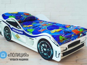 Кровать детская машина Полиции в Карталах - kartaly.magazinmebel.ru | фото