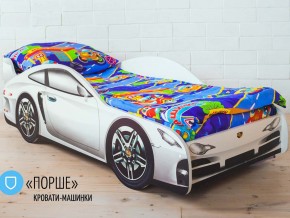 Кровать детская машинка Порше в Карталах - kartaly.magazinmebel.ru | фото
