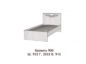 Кровать Диана 900 в Карталах - kartaly.magazinmebel.ru | фото - изображение 2