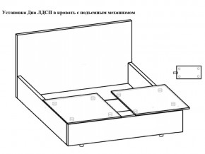 Кровать Феодосия норма 160 с механизмом подъема и дном ЛДСП в Карталах - kartaly.magazinmebel.ru | фото - изображение 5