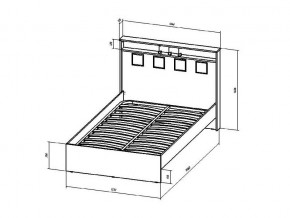 Кровать Коста-Рика 1200 в Карталах - kartaly.magazinmebel.ru | фото - изображение 2