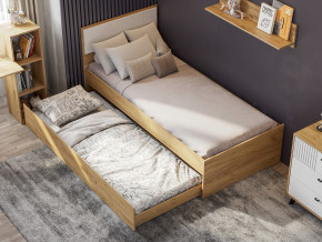 Кровать одинарная Милан выкатная с настилом в Карталах - kartaly.magazinmebel.ru | фото