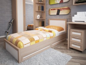 Кровать с настилом Остин модуль 21 с ящиками 24 в Карталах - kartaly.magazinmebel.ru | фото