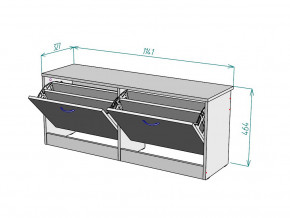 Обувница W55 в Карталах - kartaly.magazinmebel.ru | фото - изображение 3