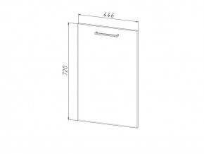 П 45 Комплект для посудомоечной машины 450 мм (цоколь + фасад) ЛДСП в Карталах - kartaly.magazinmebel.ru | фото
