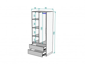 Шкаф Malta light H297 Белый в Карталах - kartaly.magazinmebel.ru | фото - изображение 2