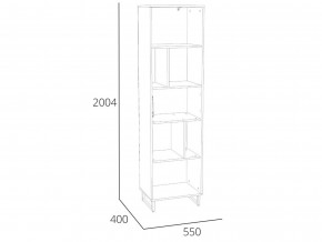 Стеллаж Фолк НМ 014.91 в Карталах - kartaly.magazinmebel.ru | фото - изображение 2