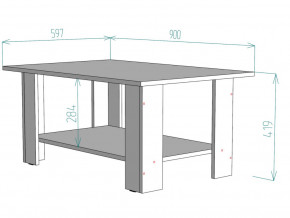 Стол журнальный TC1 в Карталах - kartaly.magazinmebel.ru | фото - изображение 3