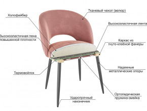 Стул Моли велюр синий в Карталах - kartaly.magazinmebel.ru | фото - изображение 2